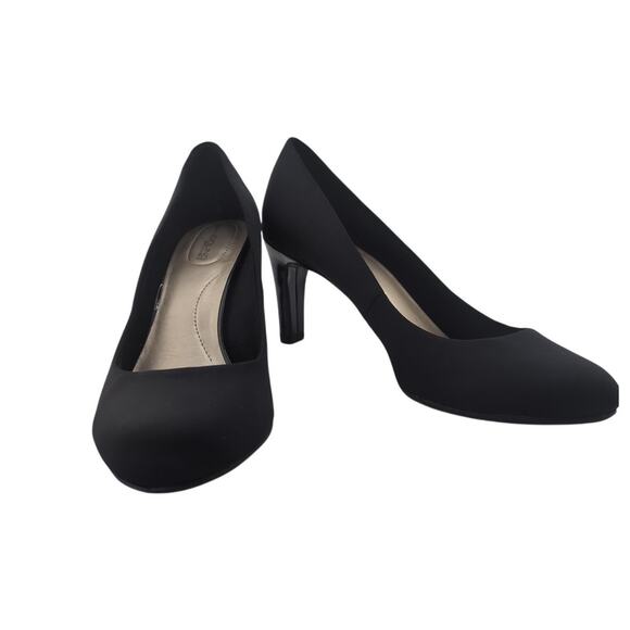 Bandolino Women's Black Classic Heels Pump Size 9.5 Rounded Toe Staple Holiday - Picture 1 of 10